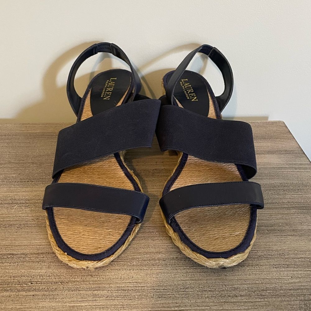 Lauren Ralph Lauren Navy Espadrilles